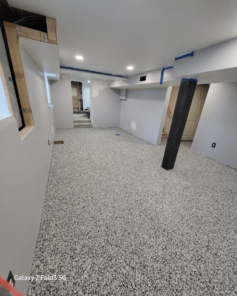 After: Beautiful Epoxied Floors